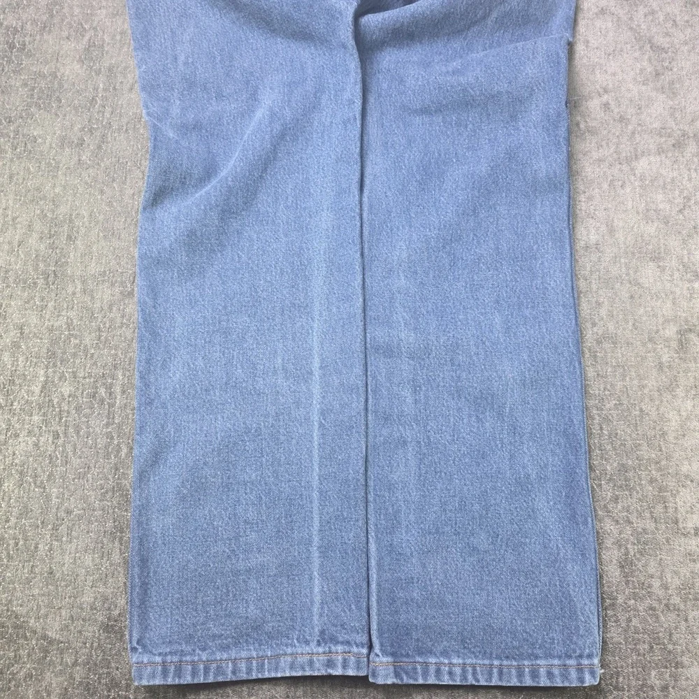 Wrangler Cowboy Cut Jeans Mens 34x34 (33x33) Medium Wash Straight Rodeo Western